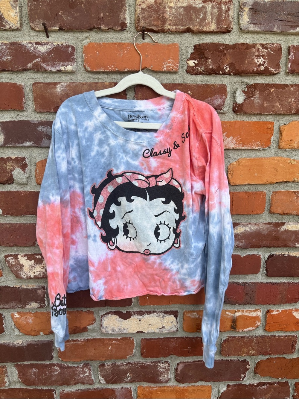 EUC Betty Boop Long Sleeve Tee